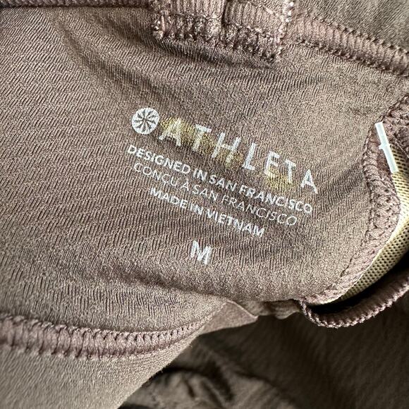 Athleta Vital Sports Bra A-C Cup Truffle Brown M 819515 - Picture 8 of 10